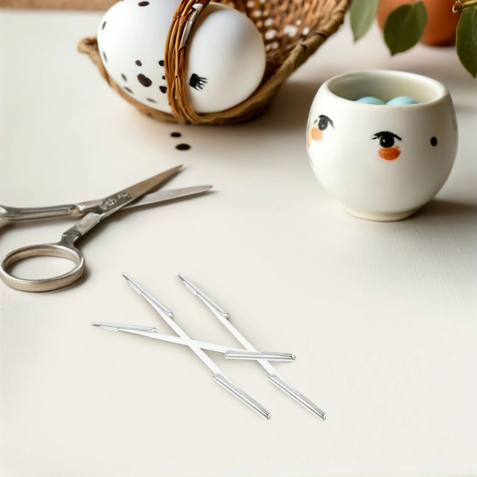 100pcs Barbed Elastic Bands Metal Ends Stretch Cord Sewing Crafts Book Binding Adjustable Soft Rope Hat Fixing Diy Projects