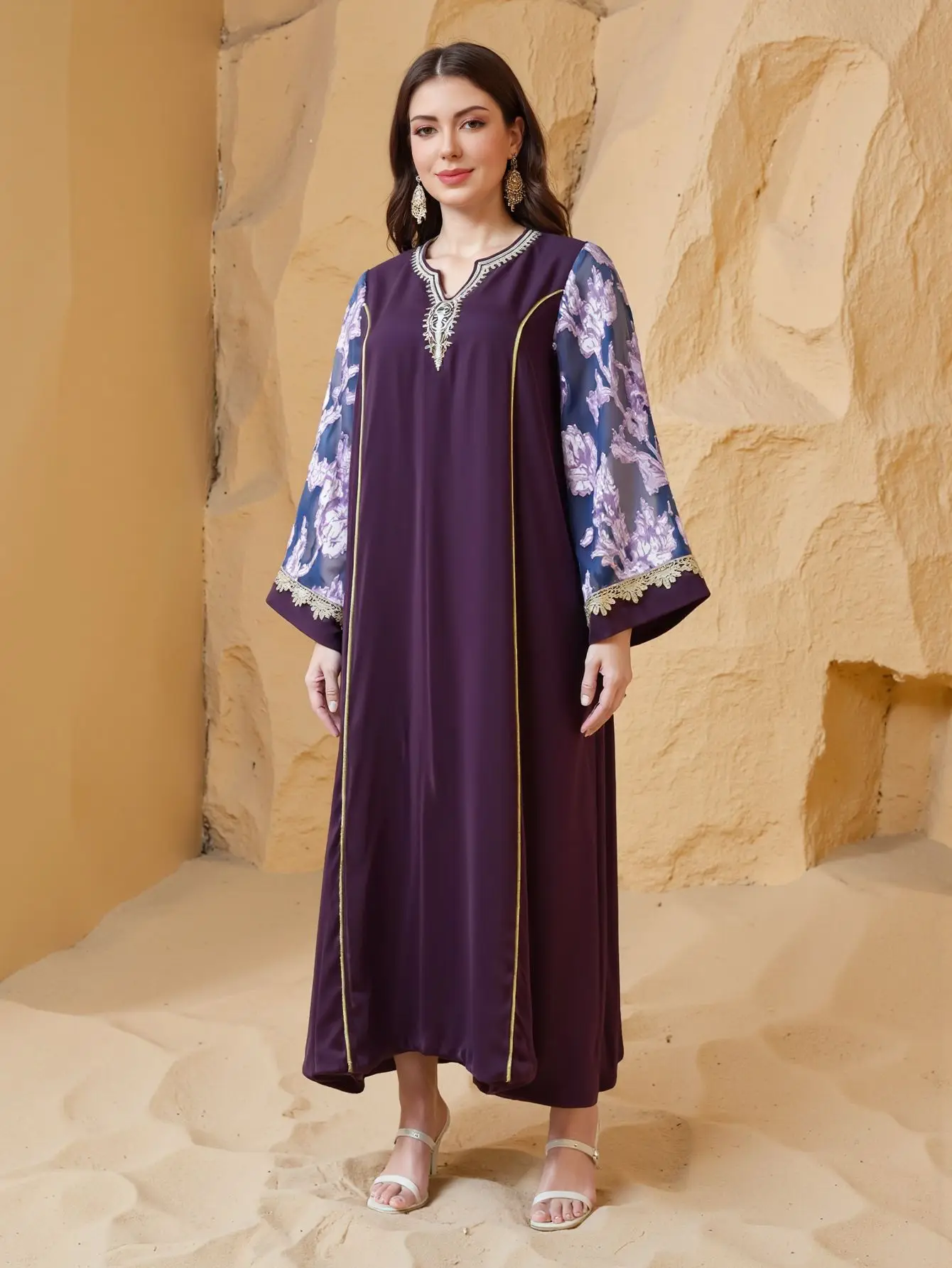 Vestido muçulmano abaya feminino vestidos de festa dubai vestidos árabe longo robe bordado ramadan marrocos abayas kaftan islam jalabiya