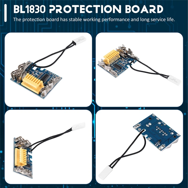 2Pcs 18V Replacement Battery PCB Chip Board BMS PCB Charging Protection Board For Makita BL1830 BL1840 BL1850 Power Tool