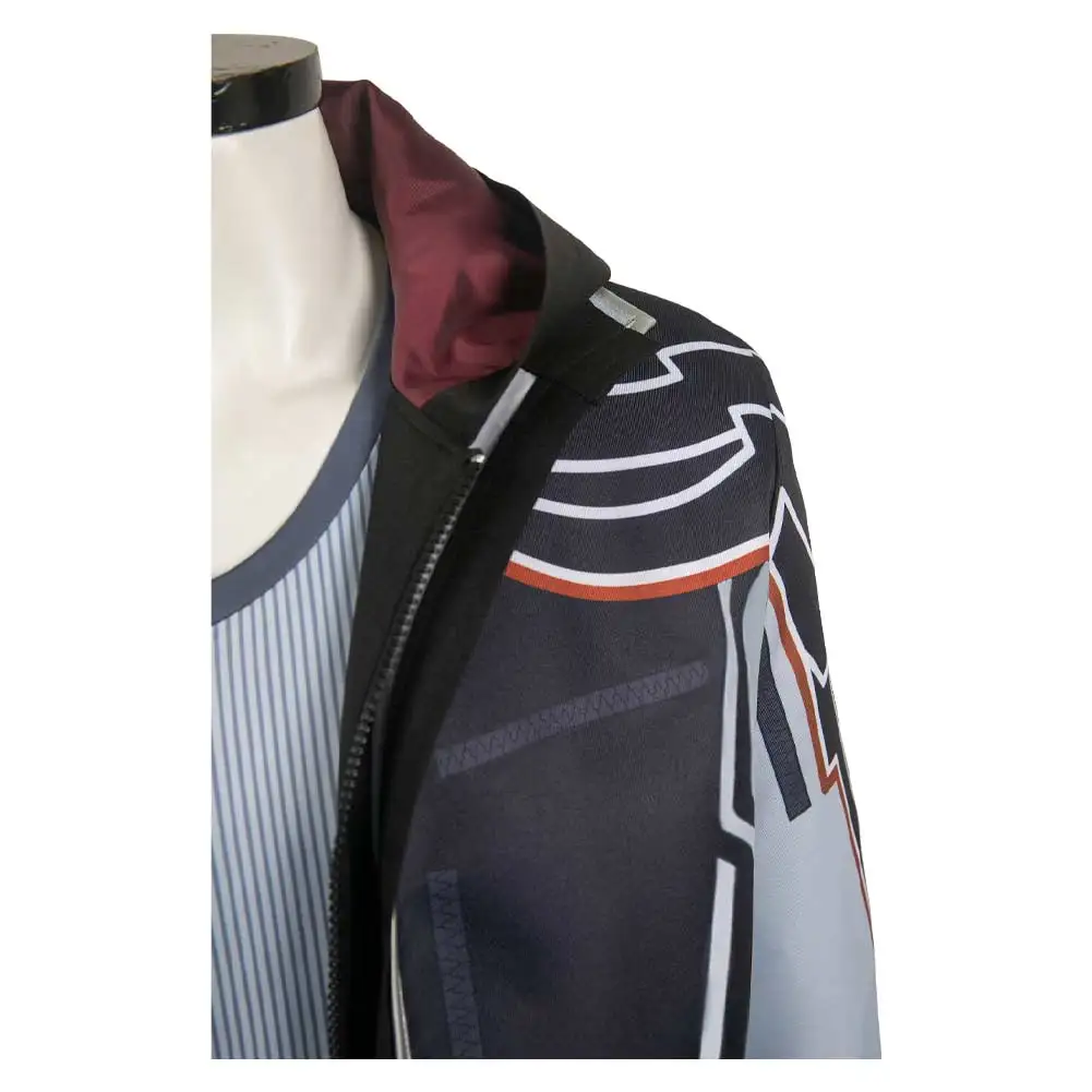 جين كازوما أزياء تنكرية خيالية لعبة أنيمي Tekken8 لعب الأدوار القفاز الحبل ملابس الكبار الرجال الذكور هالوين الدعاوى