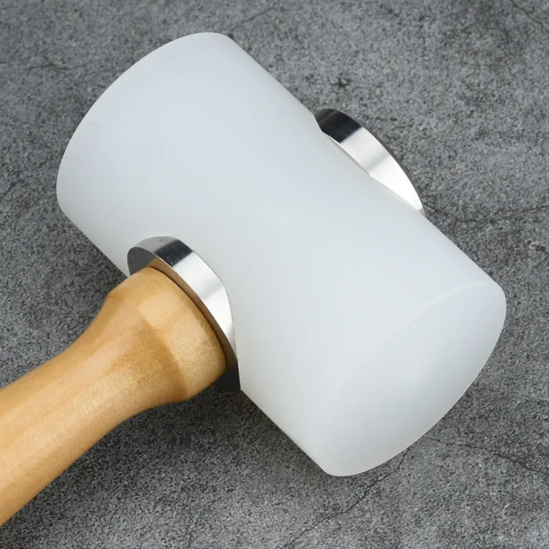 Hochwertiger Gravurhammer aus Edelstahl, Metallteile, Guter Glanz, Hardware-Schneidhammer mit Kunststoffkopf, DIY-Werkzeuge – Detail 1