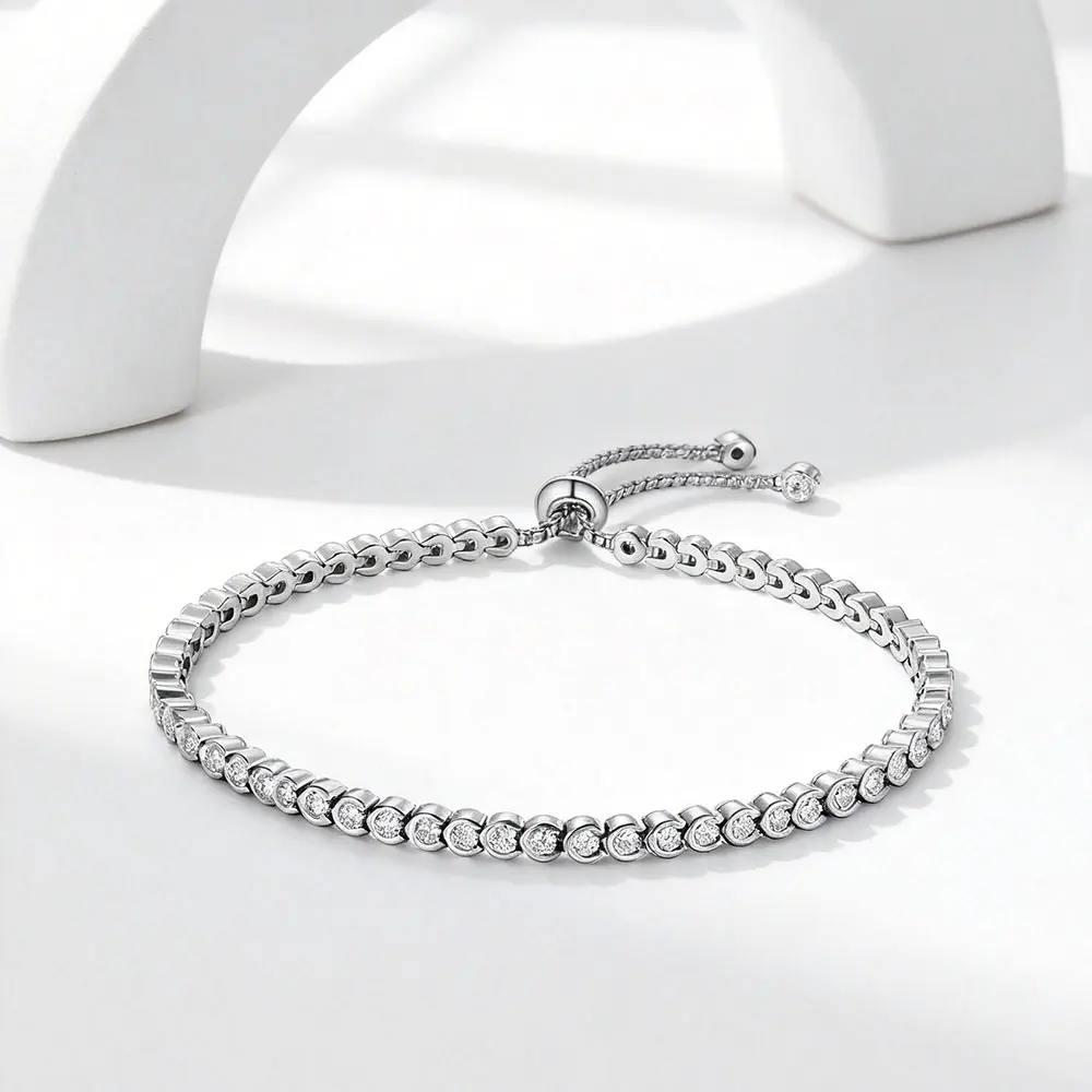 Thumbnail 2 - #80 Cheap Moissanite Tennis Bracelets Worth Buying