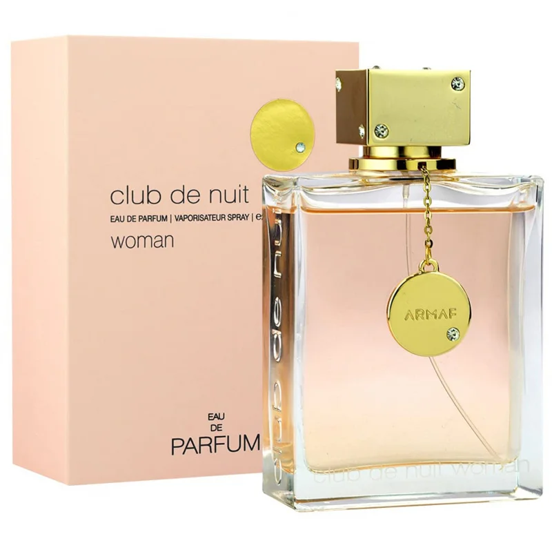 بخاخ أرماف كلوب دي نوي للنساء أو دو تواليت - 100 مل، مع عطر خشبي يدوم طويلاً - مثالي للتمر والرياضة،
