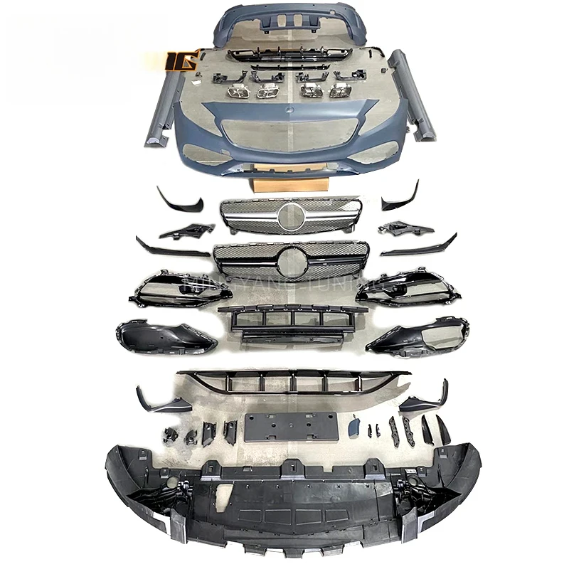 

Mingyang тюнинг передний задний бампер класса A W176 обновление A45 обвес комплект 2013-2018 для класса A W176