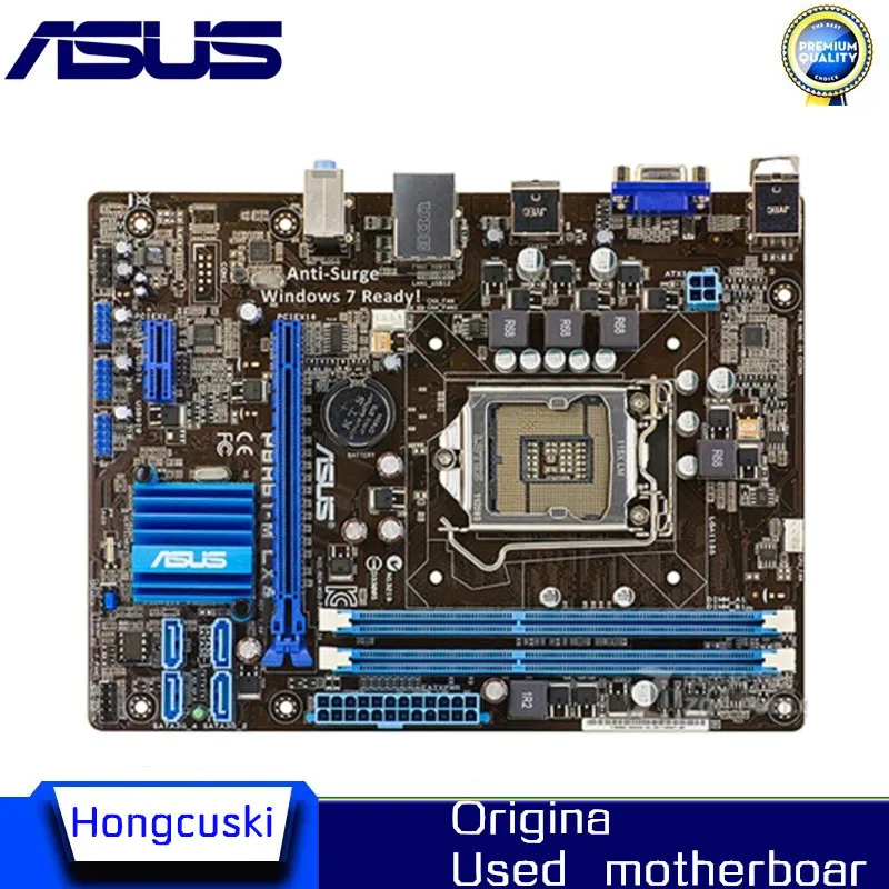 For Asus P8H61-M LX3 Desktop Motherboard H61 Socket LGA 1155 i3 i5 i7 DDR3 uATX UEFI BIOS Original Used Mainboard VGA On Sale