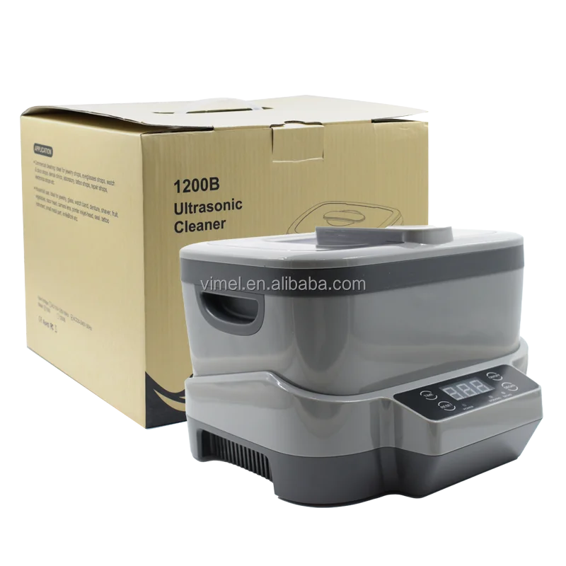 1.2L Detachable Ultrasonic Cleaner 70W Large Screen Digital Display Dental Equipment Supplier
