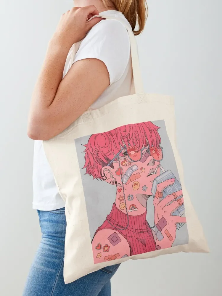 

Get well soon Tote Bag Fabric bag sac pour femme cute pouch bag Portable shopping