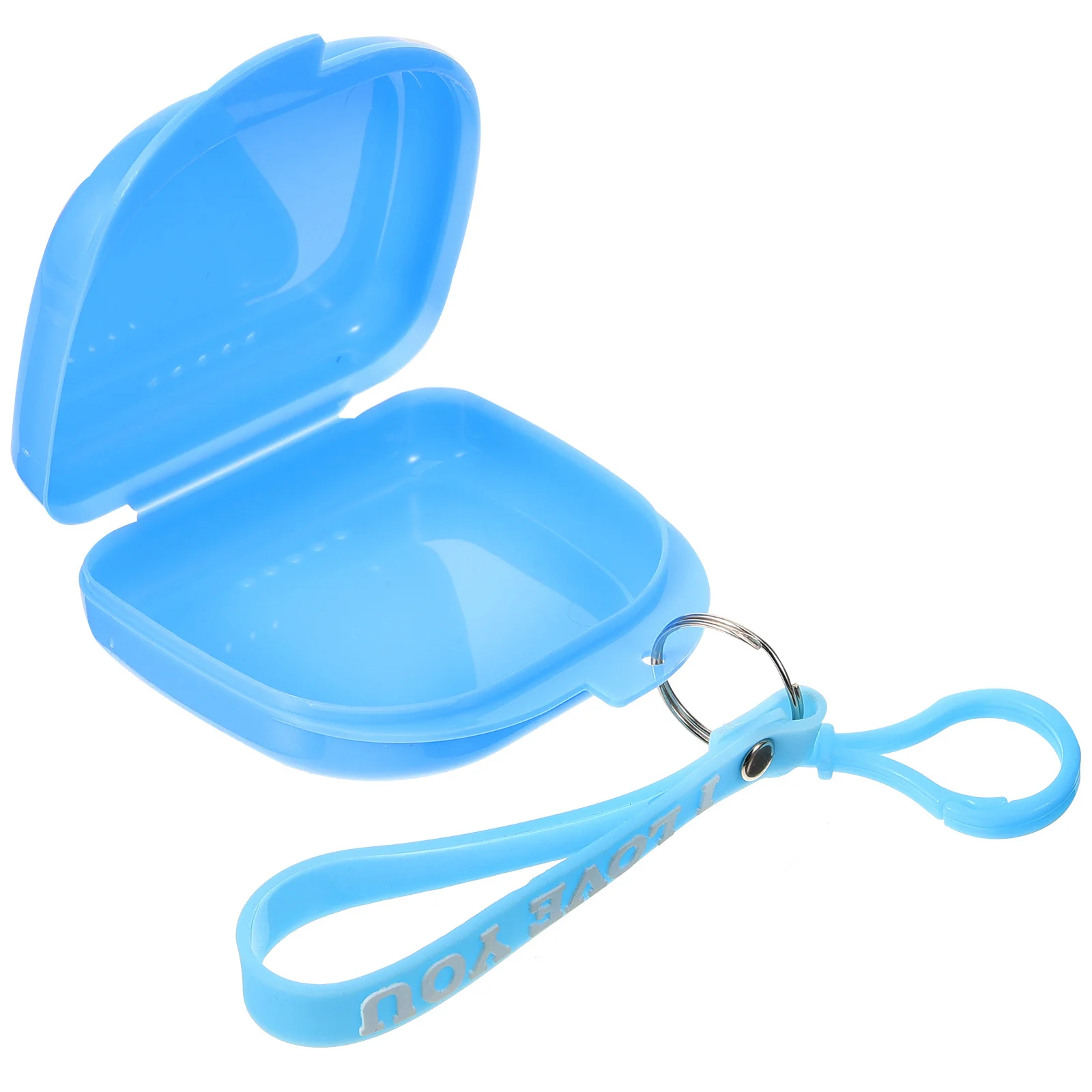 

Retainer Case Portable Lightweight Denture Container Small Breathable Durable Plastic Holder For Travel Mouthguard Case Dental