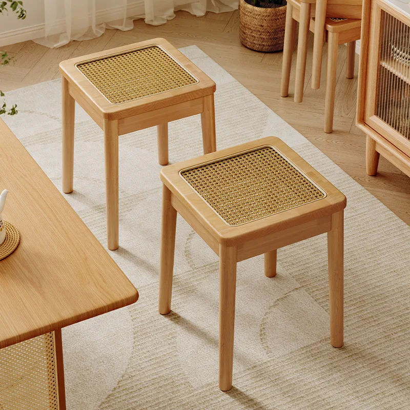 

Табурет бытовой штабелируемый квадратный табурет скамейка ресторан запасной обеденный табурет простой обеденный стол стульчик для кормления