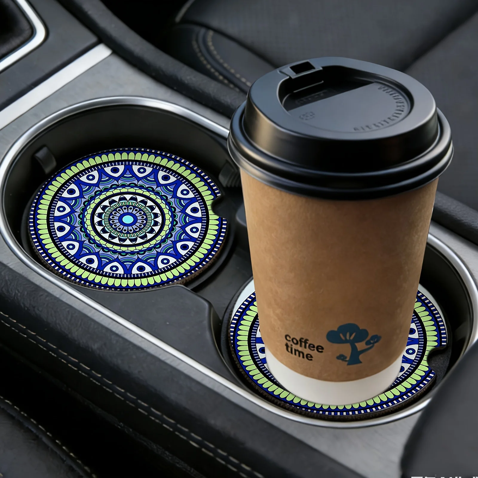 2pcs Car Cup Holder Coasters E - Car Accessories Evil Eye recension och pris