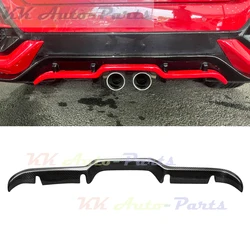 For Honda Civic 10TH Hatchback Carbon Fiber Rear Diffuser Bumper Lip Spoiler 2017-2021 Car Styling