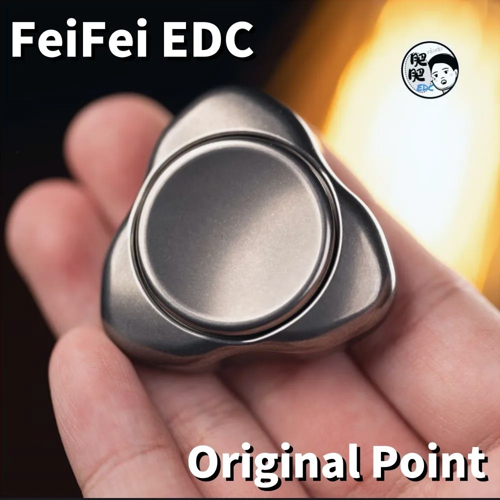 FeiFei EDC Original Point trois lames Fidget Spinner pour adultes jouets d'anxiété Fidgeting Spinners Gyro
