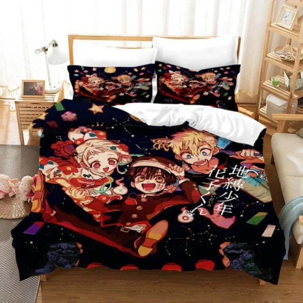 

Toilet-bound Hanako-kun Bedding Set Japanese Anime Duvet Cover Set Single Queen Full King Twin Size Boys Teens Duvet Cover