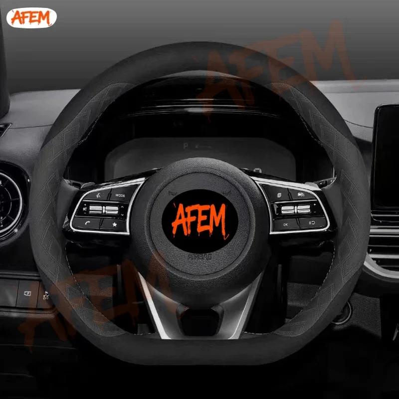 Car Steering Wheel Cover For Kia KN K2 K3 K4 K5 EV6 GT Rio Sportage Stinger Niro Picanto Cerato Xceed Ceed Proceed Cerato Seltos