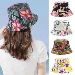 Adult Unisex Bucket Hat Cotton Fisherman Sun Cap Summer Beach Fishing Caps