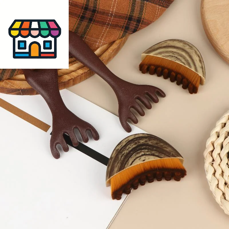 

Лимфодренажная контурная щетка для сухого массажа лица с массажной расческой, массажер для лимфодренажа и коррекции овала лица, уход за кожей лица