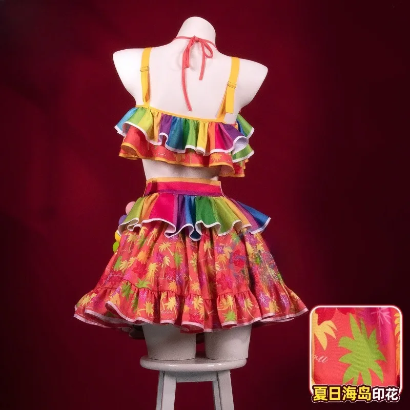 【البيع المسبق】 أزياء ناتسوكي ميكورو كانزاكي ميزوكي التأثيرية أنيمي أيكاتسو! الزي الصيفي الألوان ملابس السباحة كرنفال حزب اللباس