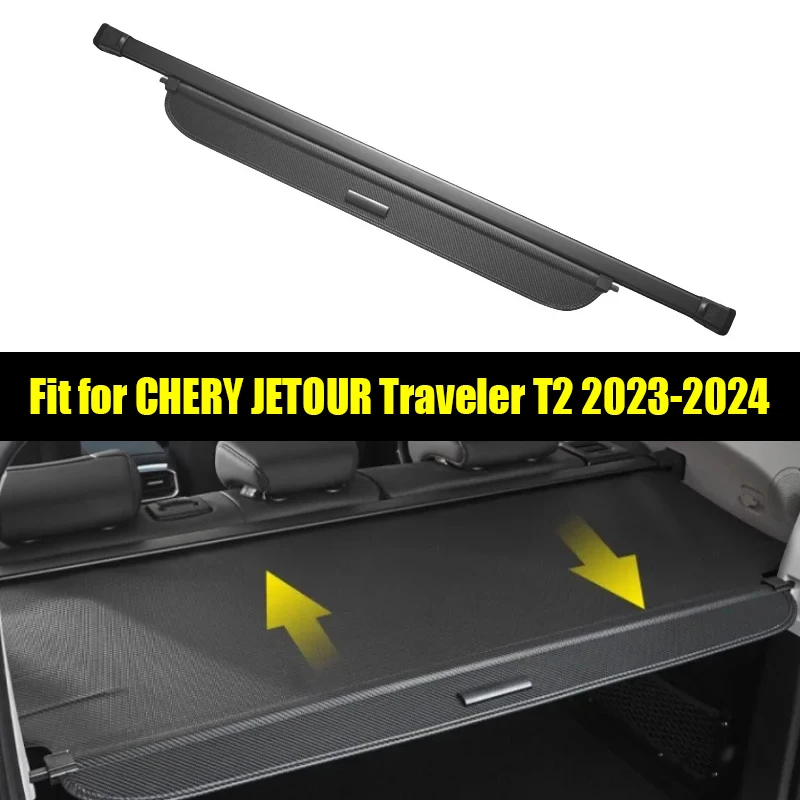 

Car Trunk Partition Panel Suitable for CHERY JETOUR Traveler T2 2023 2024 Car Trunk Curtain Car Trim Interior Accessories