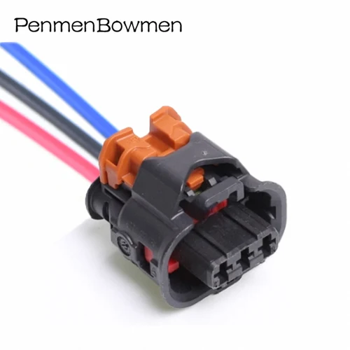 Conectores de cable eléctrico de bobina de encendido de motor hembra de 3 pines enchufe de arnés de cables 13801763 F F F 872100 Para Peugeot Citroen 13820323