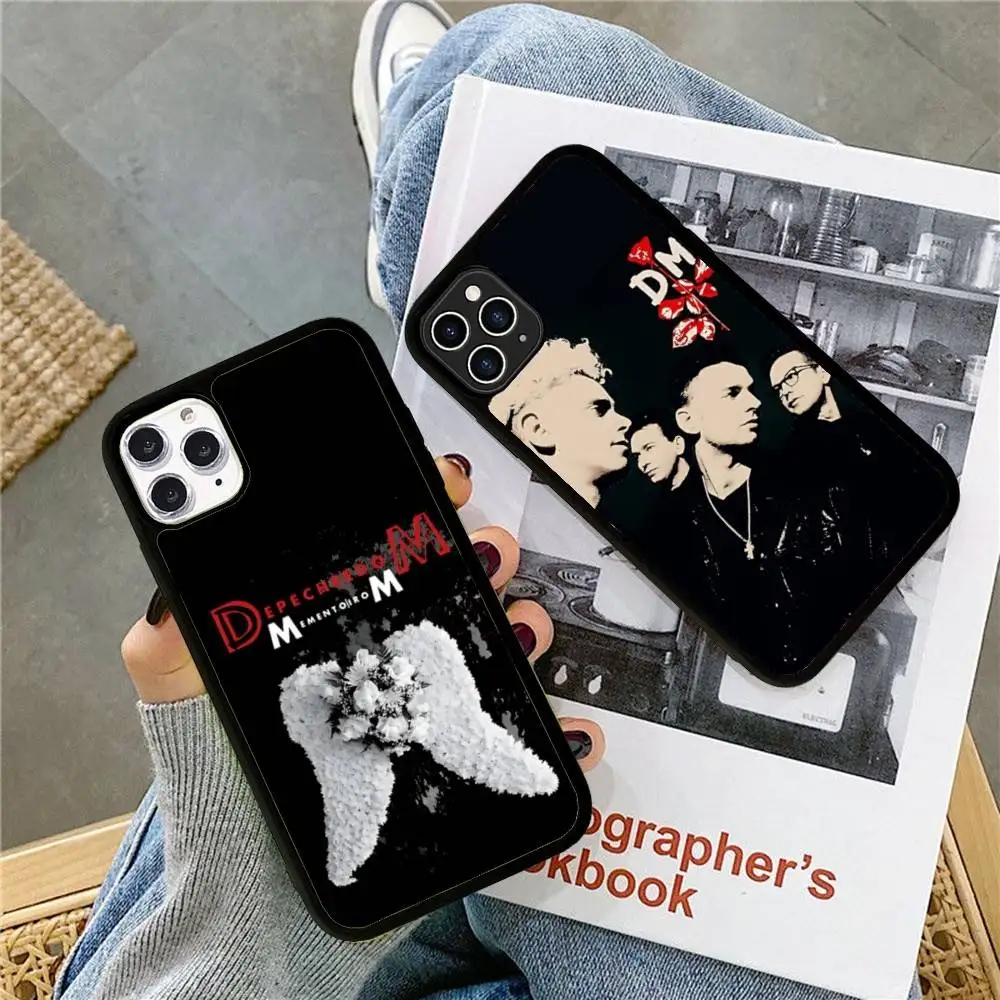 Electronic Band D-Depeche Punk M-Mode For IPhone 17 16 15 14 13 12 11 Mini Pro Max Plus PC+TPU Back Phone Cover
