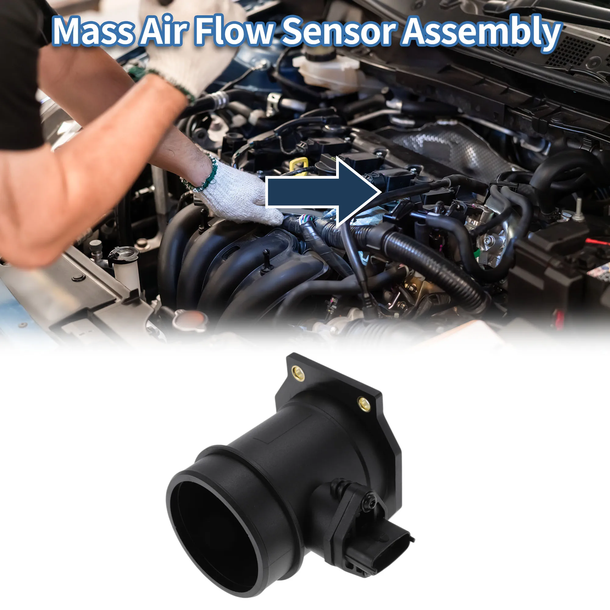 

Датчик массового расхода воздуха UXCELL в сборе No 226807F425 для Nissan Terrano 1998-2004 гг.