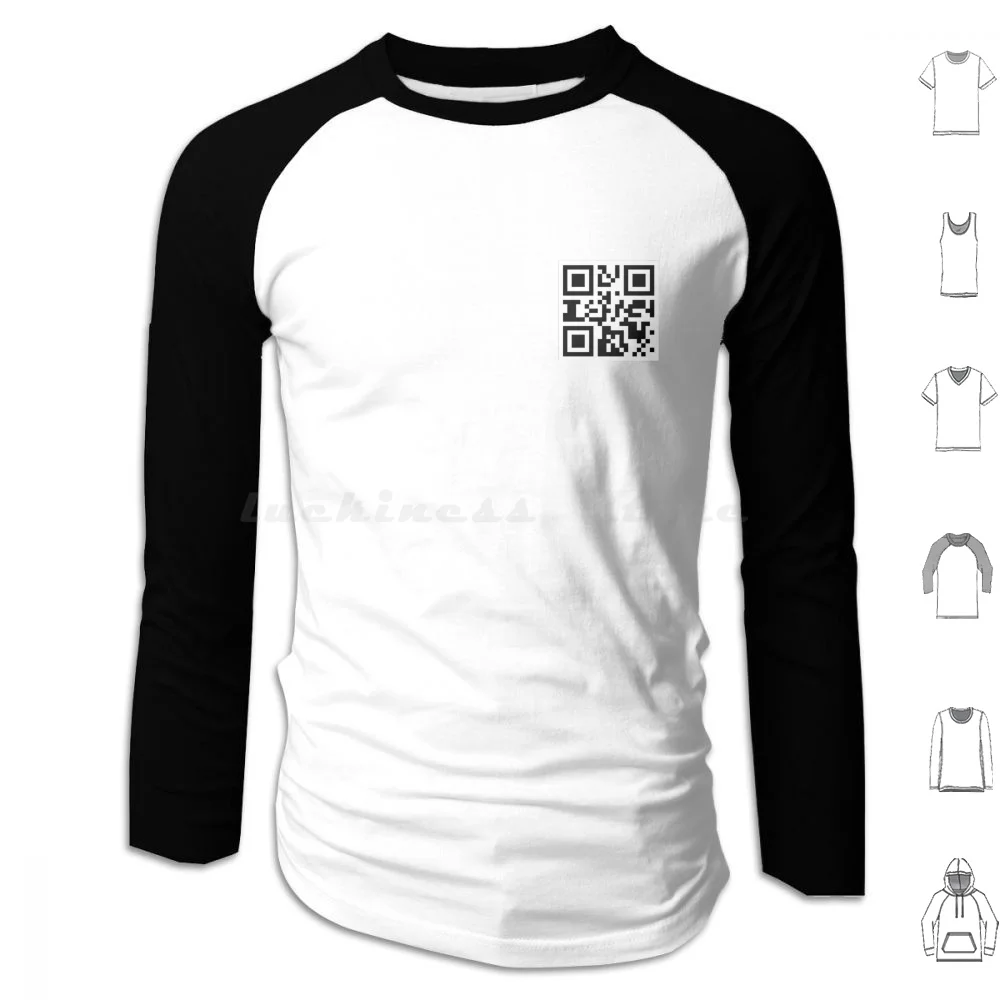 

Send Qr-Code Hoodie cotton Long Sleeve Meme Memes Dankmemes Funny Cute Dog Vine Animals Teen Trendy