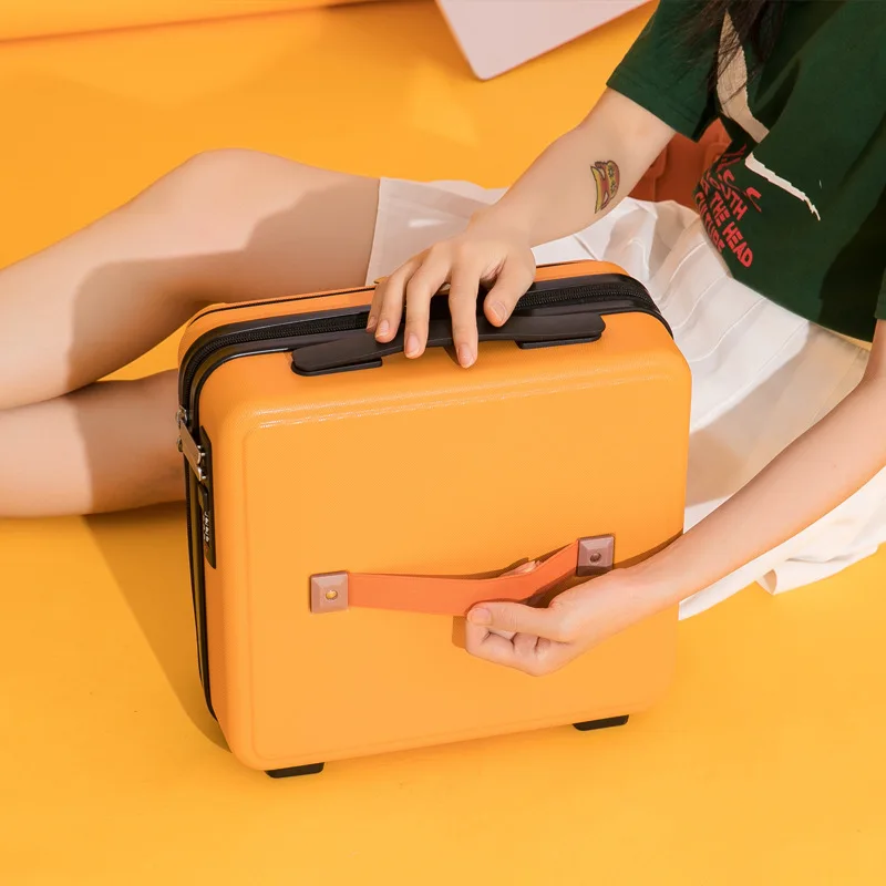 Front Suitcase Small Female Mini Cute Fashion Trend Student 16 Inch Makeup Case Portable Portable Multifunctional