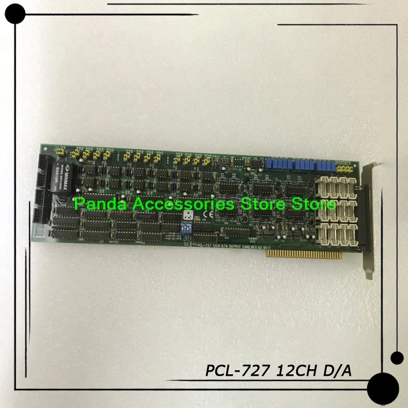 PCL-727 12CH D/A لقناة I/O الرقمية التناظرية إخراج بطاقة ISA 100% اختبار سريع السفينة