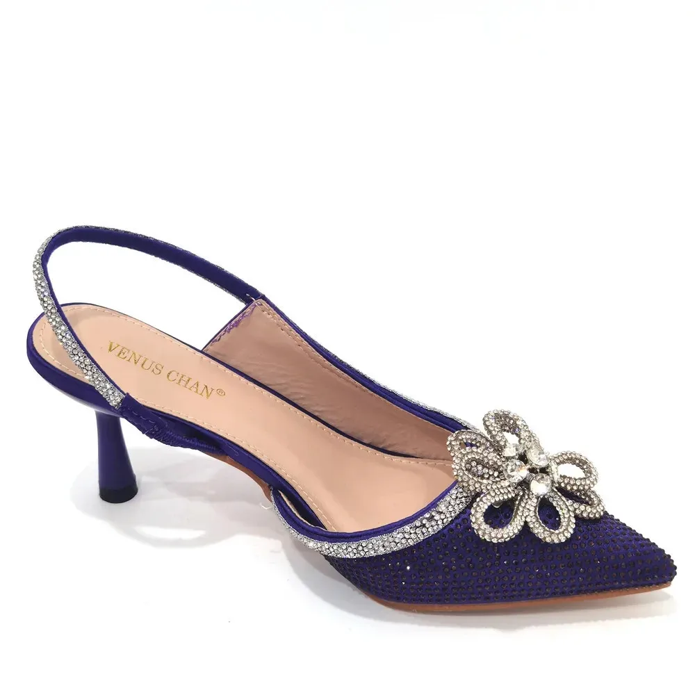 Neue spitze Damenschuhe und Sandalen, luxuriöse Designer-Sandalen mit hohen Absätzen für Hochzeiten, nigerianische Damenschuhe für Partys – Detail 23