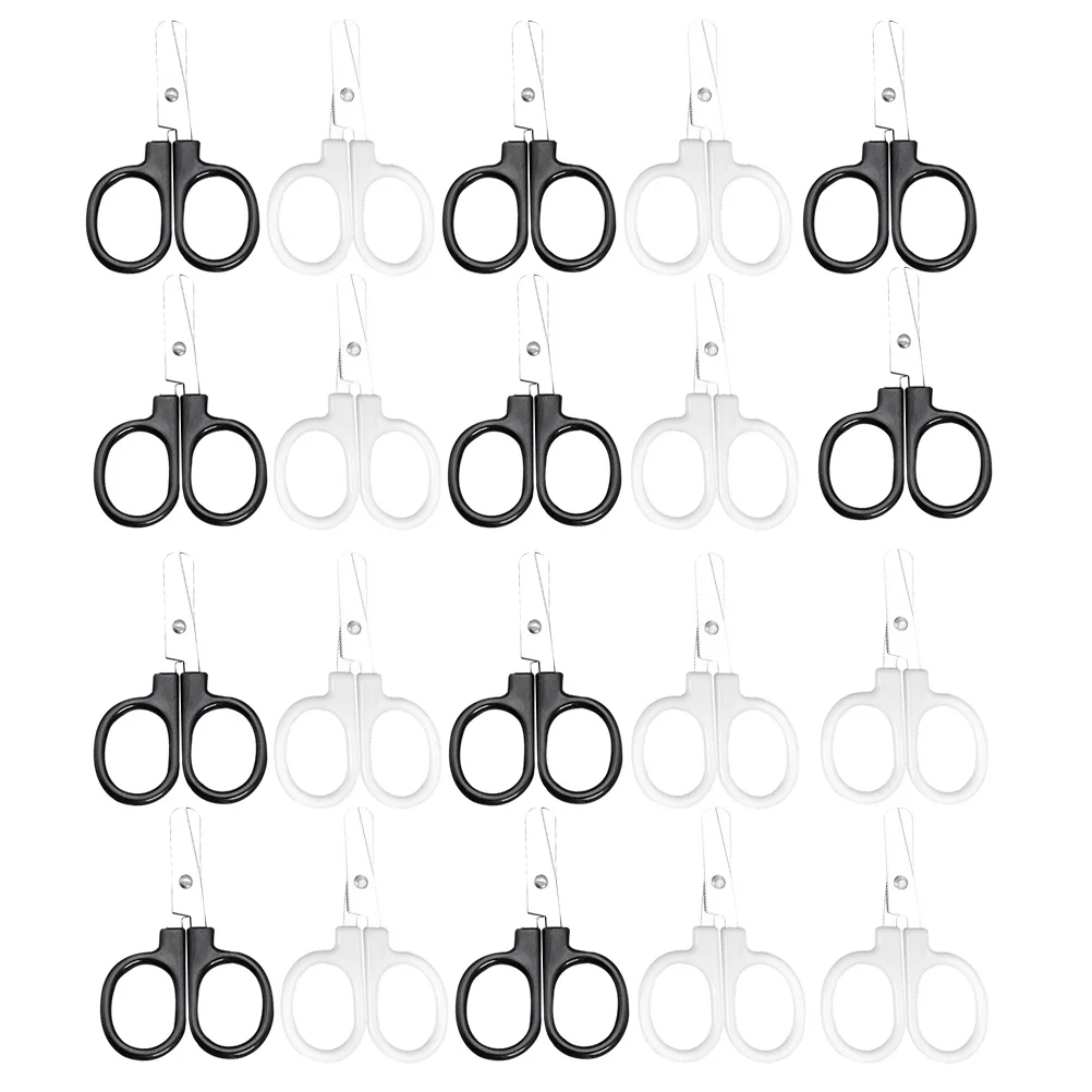 20pcs Children Safety Scissors Multi-Function Cutting Tool For Diy Crafts Scrapbooking Card Making Handcraft Supply