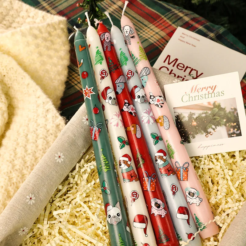 Romantic Christmas Candle Decorations Flameless Candles Christmas Parties Candlelight Dinners