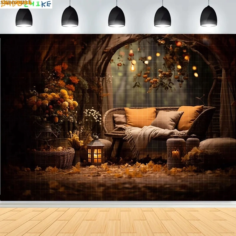 

Fairy Tale Kid Birthday Bear Party Photography Backdrops Baby Photoshoot Newborn Children Woodland Photo Studio Background HA-02