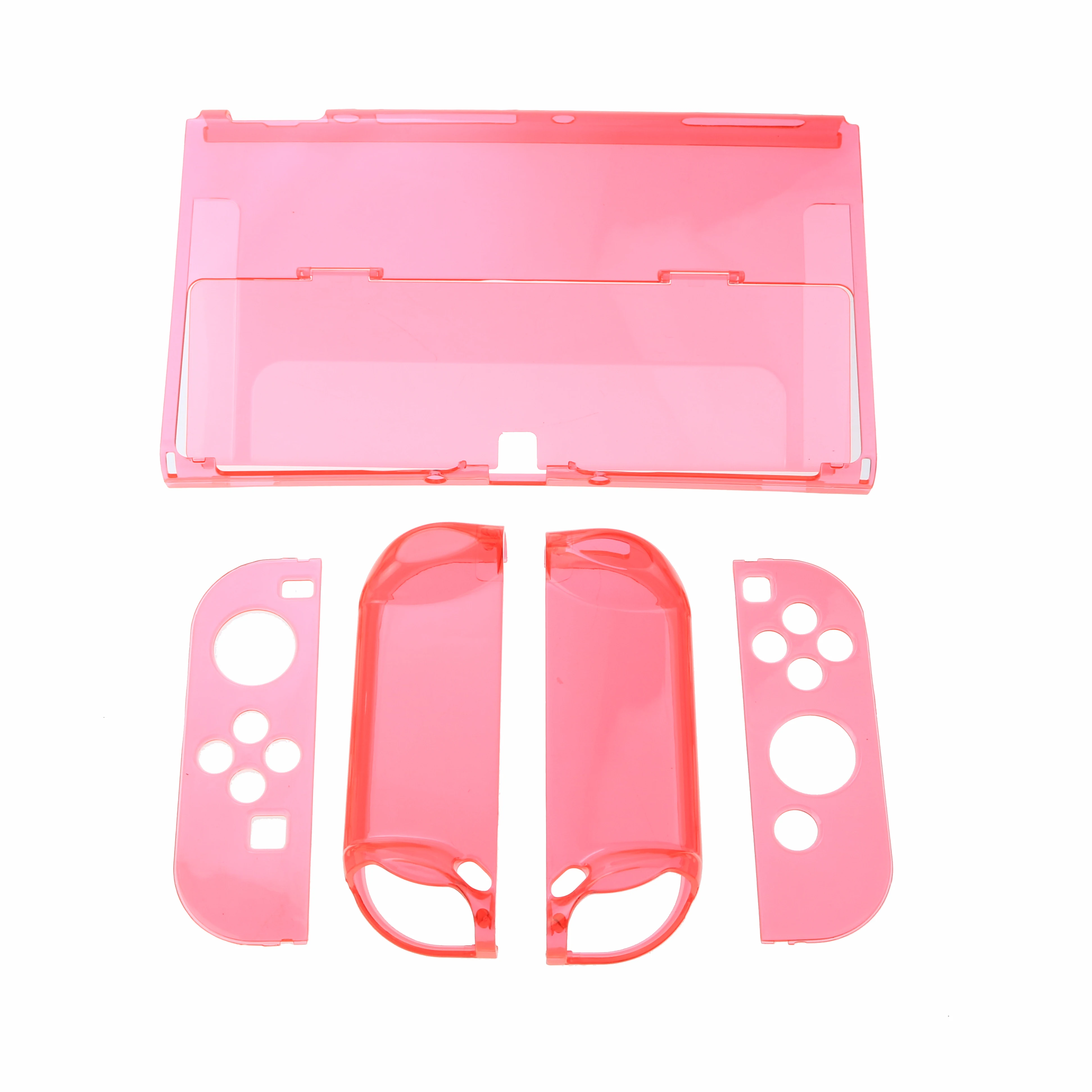 YuXi-funda protectora desmontable para Nintendo Switch, cubierta dura transparente de PC, antiarañazos, a prueba de golpes, Oled, 1 Juego