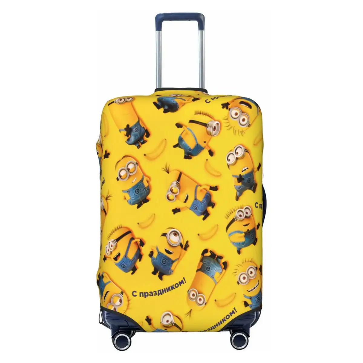 

Custom Cartoon Minions Luggage Cover Fashion Suitcase Protector Covers Suit For 18-32 inch