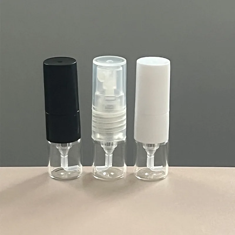 1ml Mini Clear Plastic Spray Bottle Empty Perfume Atomizer Sample Bottles for Cleaning Travel Essential Oils