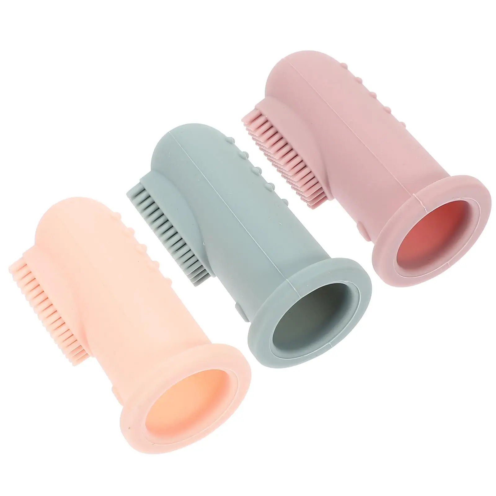 3 Pcs Children Toothbrush Soft Silicone Infant Oral Cleaner Newborn Baby Teeth Trainer Milk Teeth Brush Dental Care