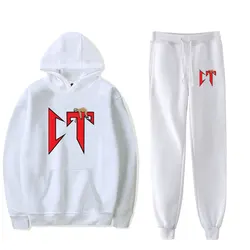 Natanael cano corridos tumbados conjunto de duas peças feminino masculino manga longa hoodies + calças jogger moda streetwear roupas