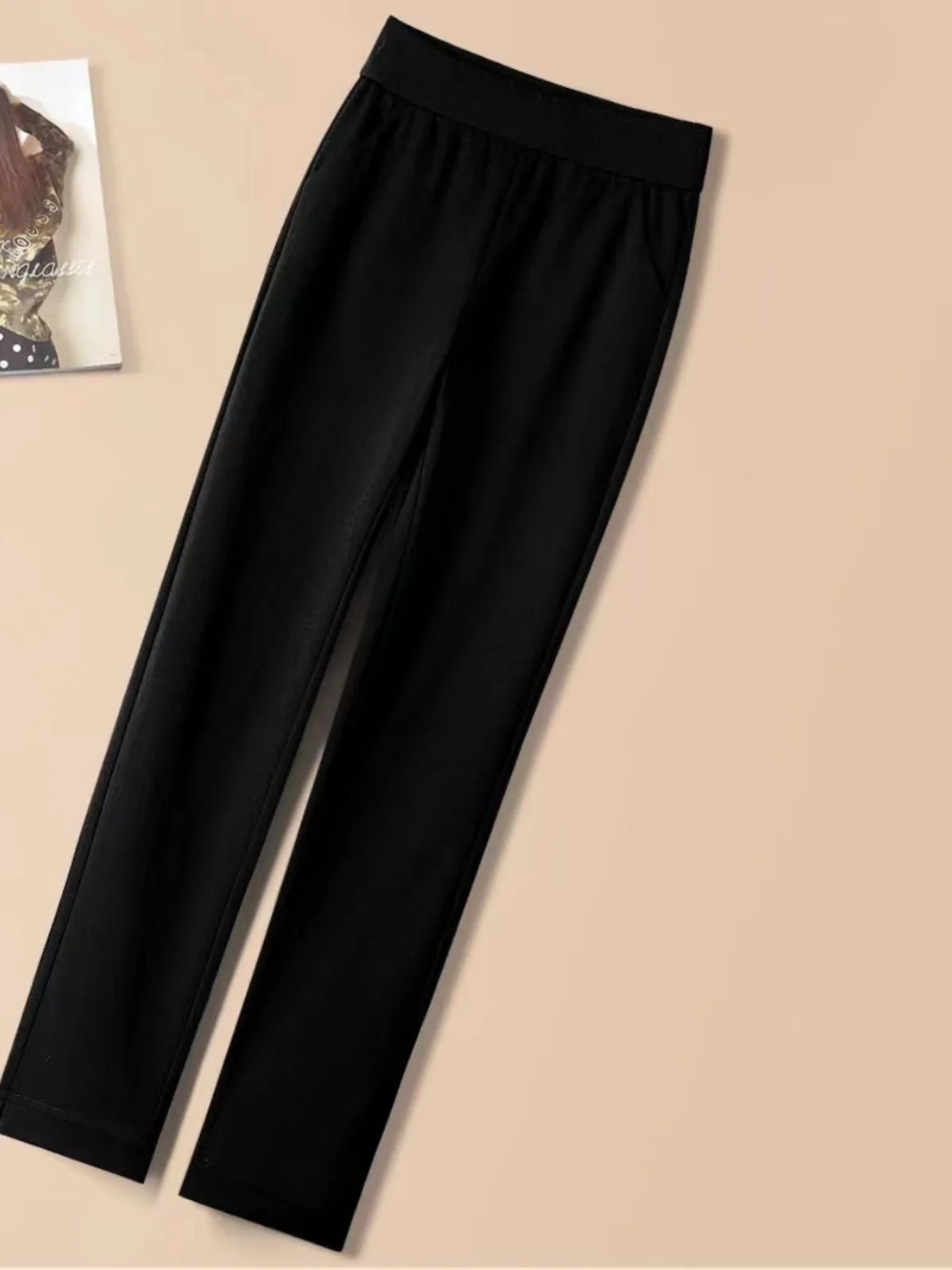 Leggings de tendencia para mujer con rayas efecto acampanado sastrería trasero elegante aspecto Push Up ropa de gimnasio pantalones blancos pantalones de Fitness