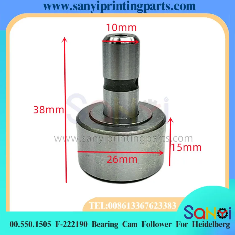 Best Quality Bearing Cam Follower 00.550.1505 F-222190 For Heidelberg SM52 PM52 Printing Machine Parts