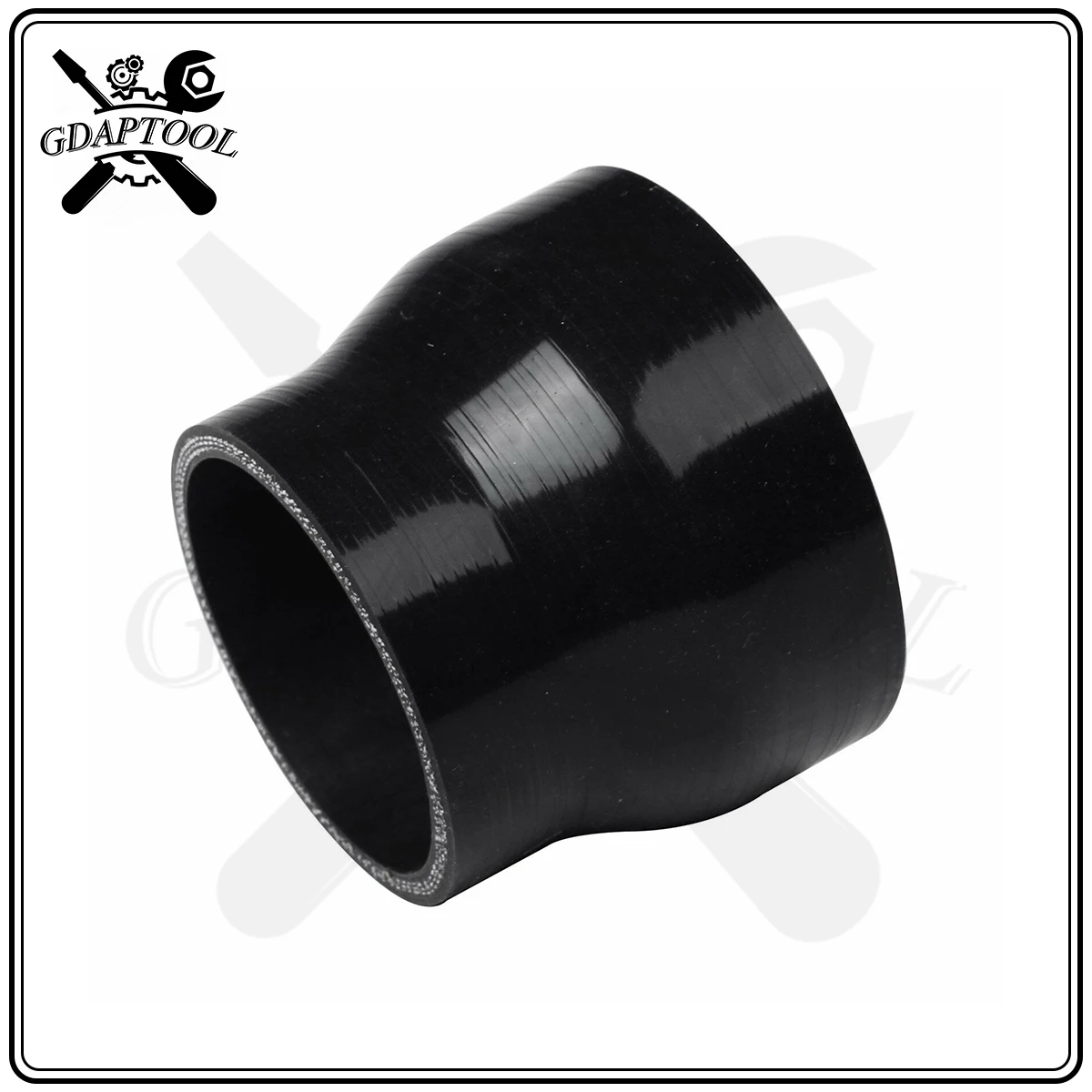 4-Ply Black 76mm Length Straight Reducer Hose ID 25mm 32mm 38mm 45mm 51mm 57mm 63mm 64mm 70mm Silicone Coolant Intercooler Tube