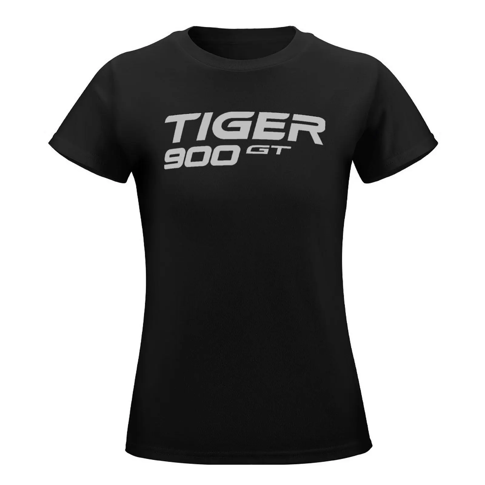 Tiger 900 GT Cool Grey T-Shirt Female clothing oversized Woman fashion