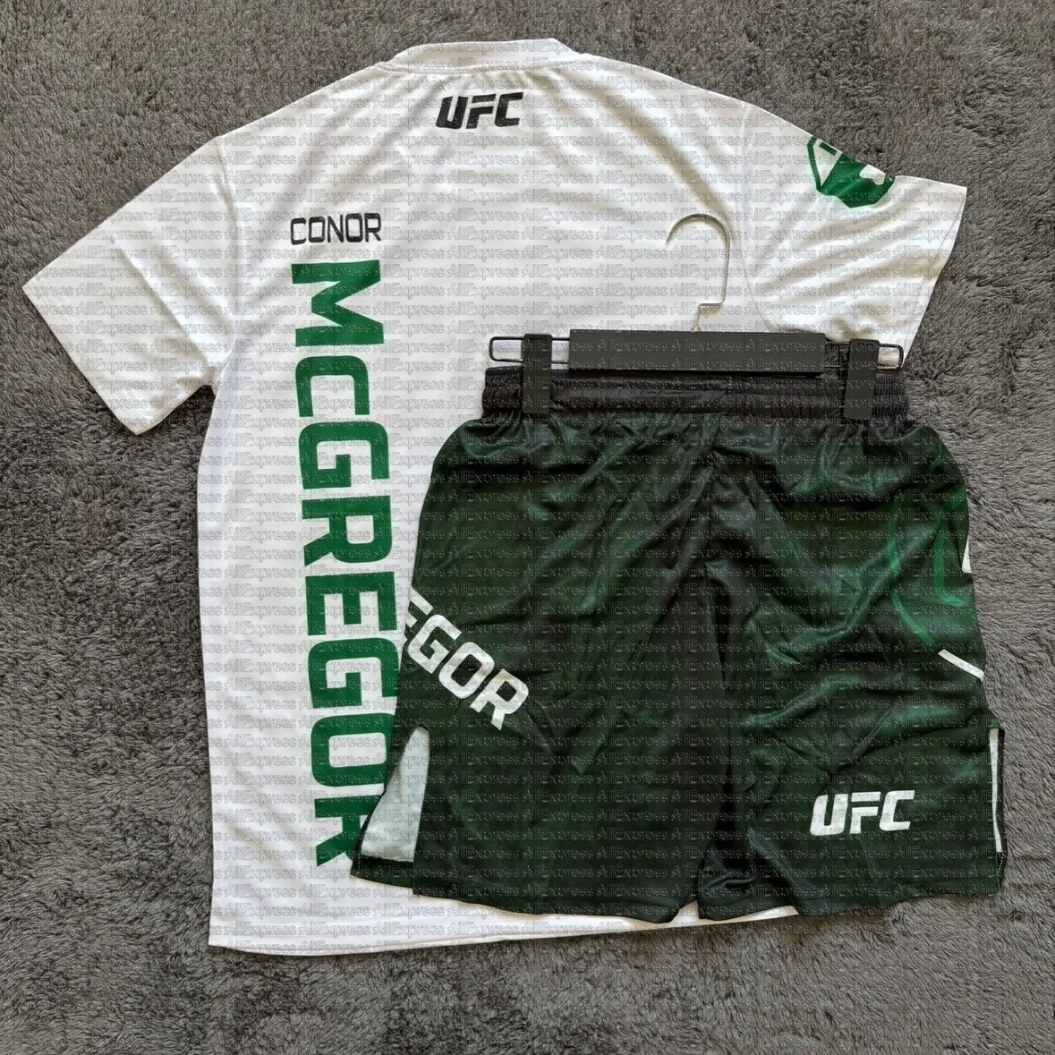 

Men's UFC 229 Conor McGregor Top Fighter Comfortable Combat Fighting Event Jersey Shorts Set - Sweat Absorbing Wrestling Running