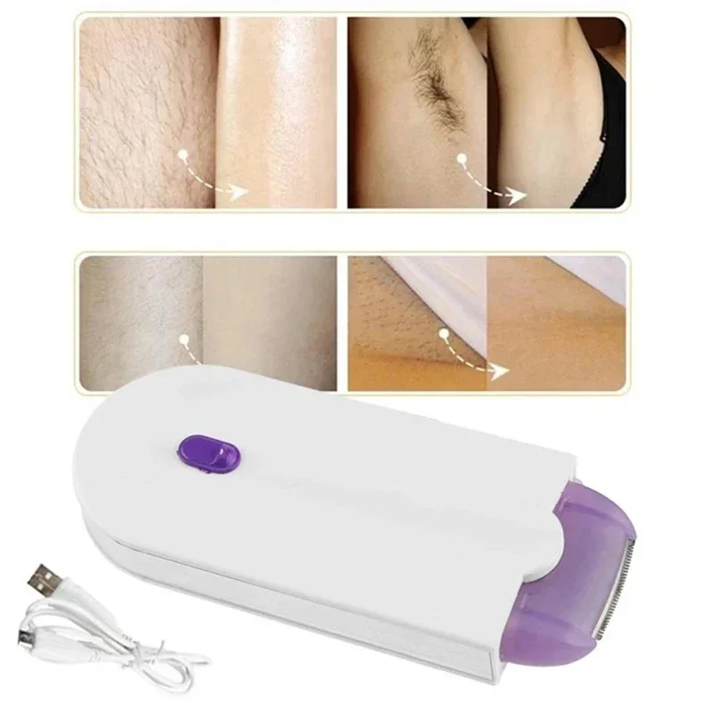 Painless Hair Removal Ladies Light Safely Touch Sensor Laser Epilator & Hair Removal Machines Women Body Smooth Shaver Trimmer