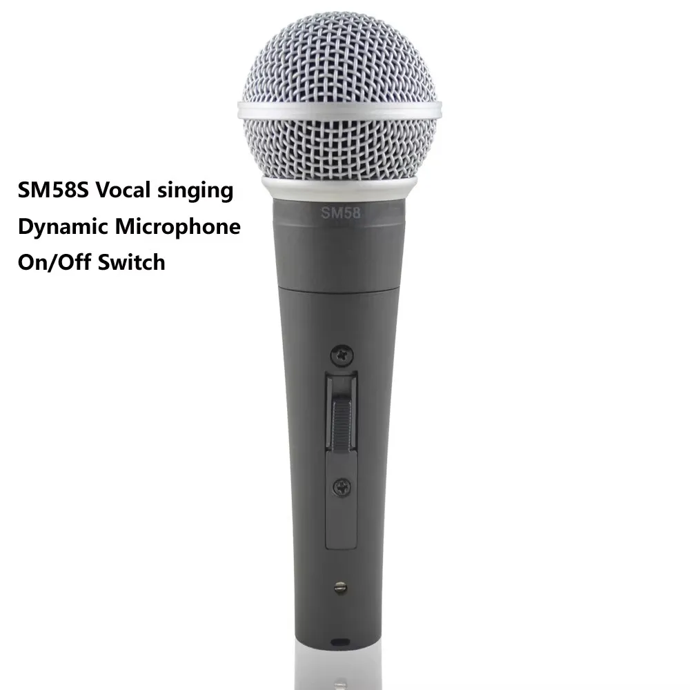 SM58S wired dynamic microphone professional stage performance KTV recording live SM58LC microphone