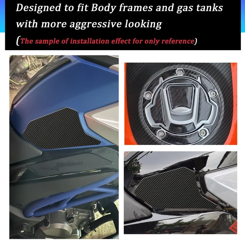 For CFMOTO CF 250 NK 250NK CF250NK 2022 Motorcycle Anti Slip Fuel Oil Tank Pad Side Knee Grip Decal Protector Water Proof Sticke