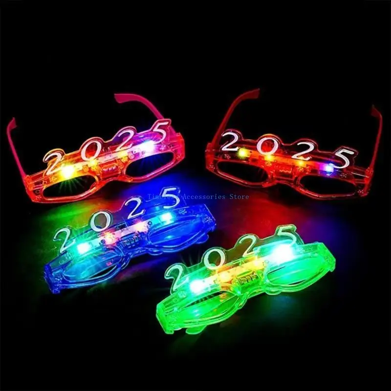 97QE Sáng Kính Năm Mới 2025 Đảng Kính Mắt Kính Mắt Đạo Cụ Chụp Ảnh Cho Tiệc Năm Mới Lễ Tốt Nghiệp