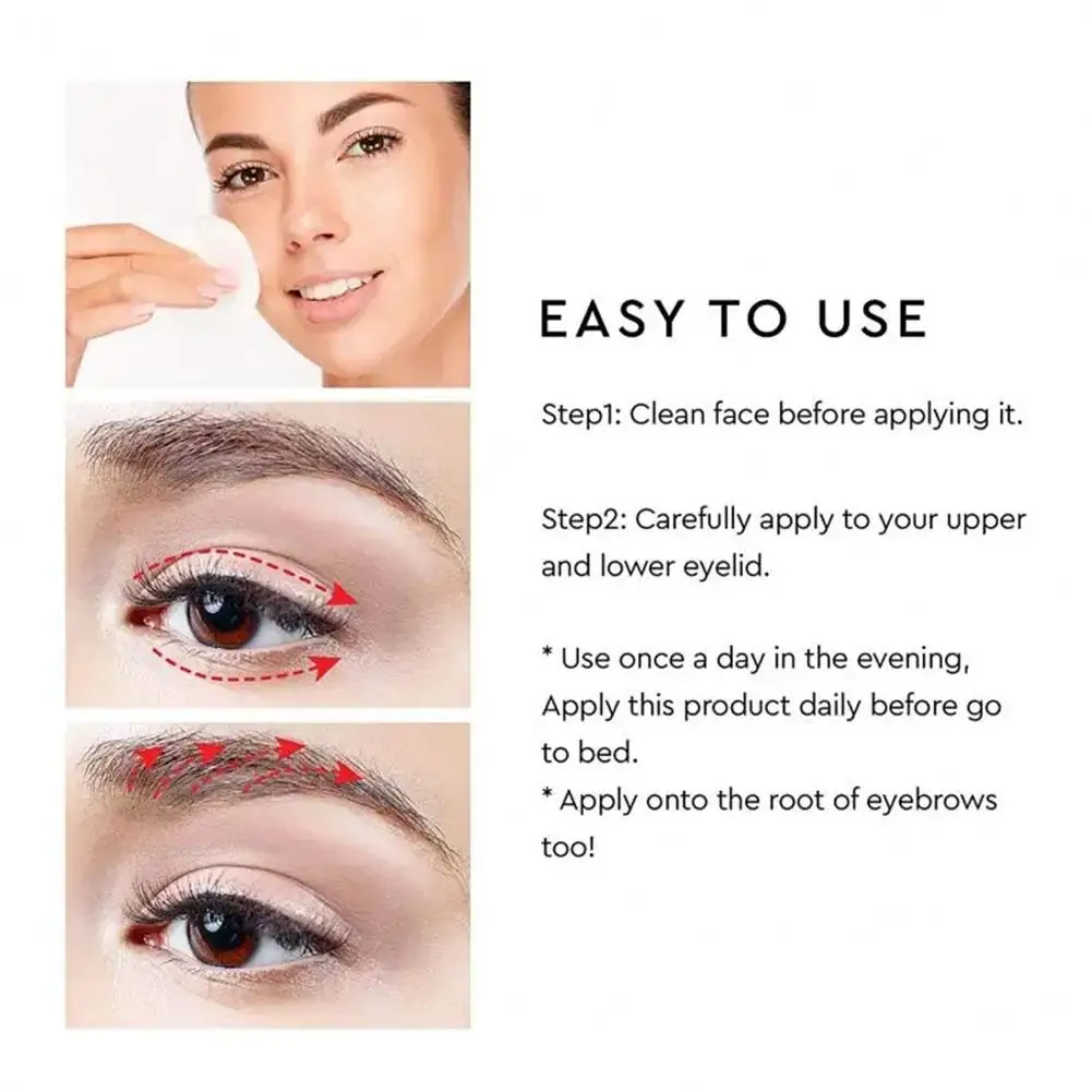 Soro de crescimento de cílios hidratante líquido intensificador de cílios alongamento maquiagem mais completa cílios cosméticos