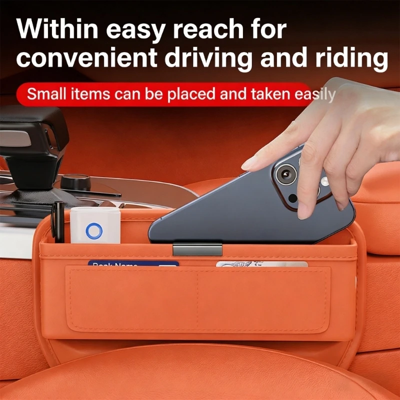  Dense Car Center Console Insert With Cable Openings Avoids Losing Items While Driving