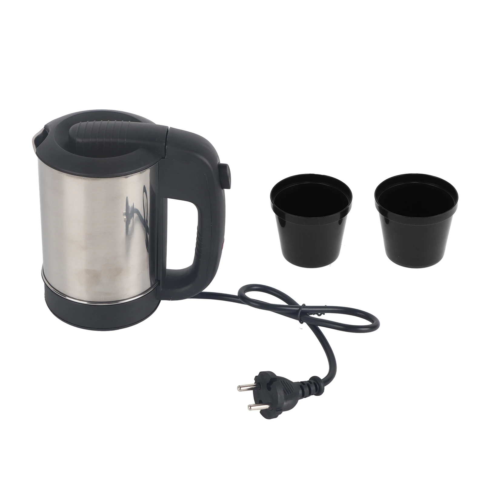 Electric Kettle 0.5L Mini Electric Kettle Water Boiler Stainless Steel Automatic Power Off Portable Travel Kettle Pot EU 220V