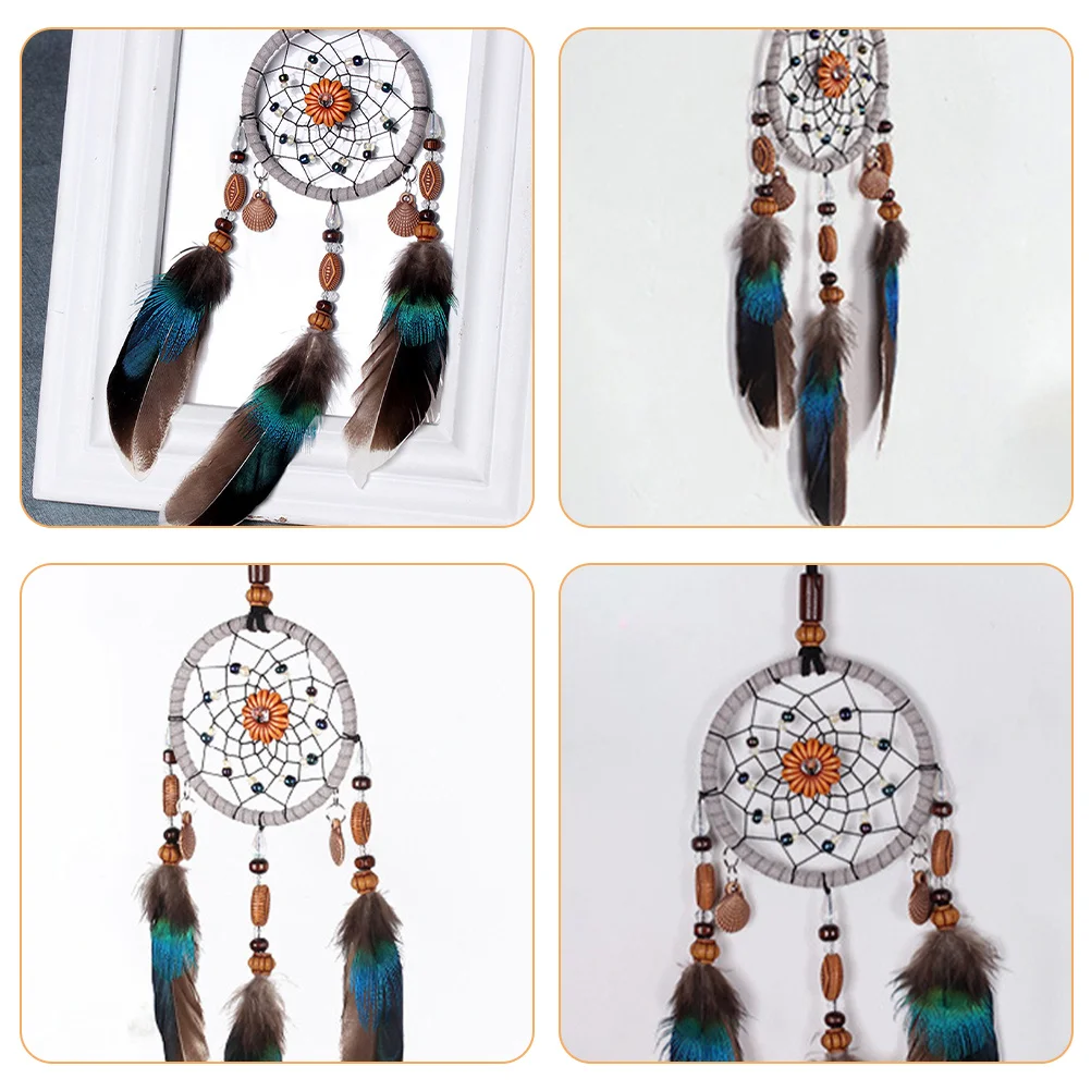 

Dream Catcher Car Hanging Ornament Bohemian Tassel Home Decoration For Dorm Office Window Interior Decorative